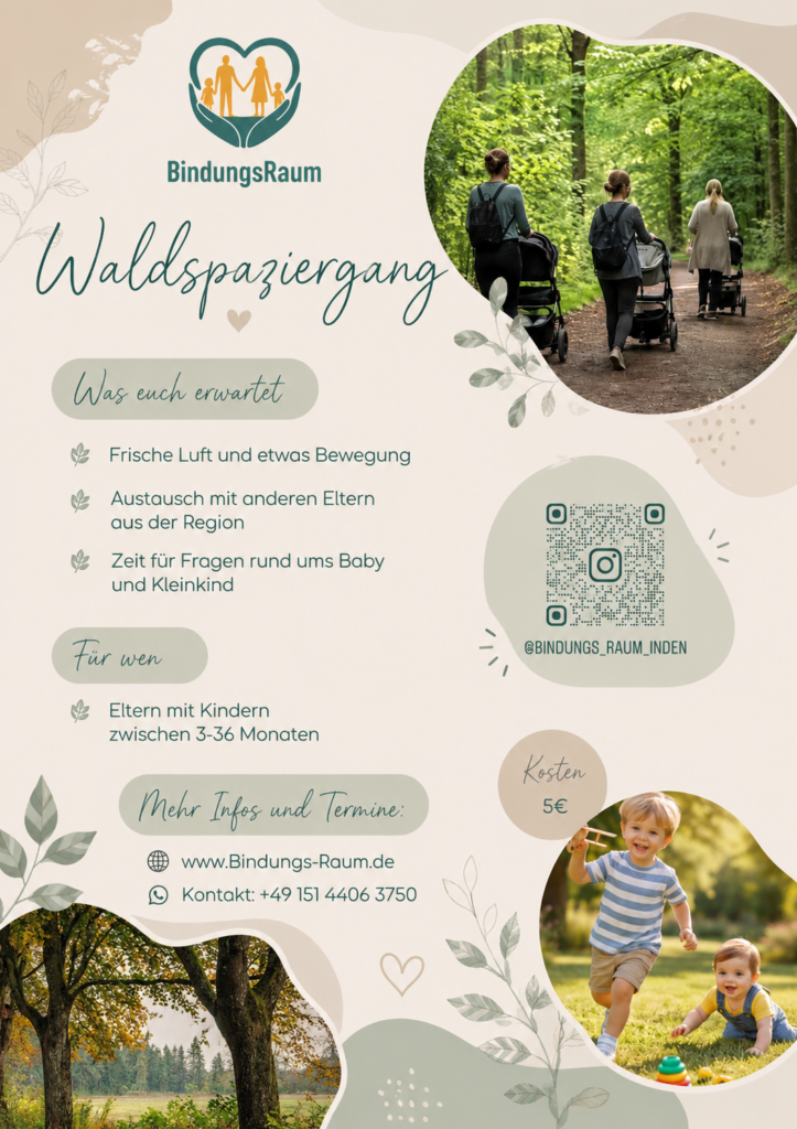 Waldspaziergang Kursangebot für Familien im BindungsRaum